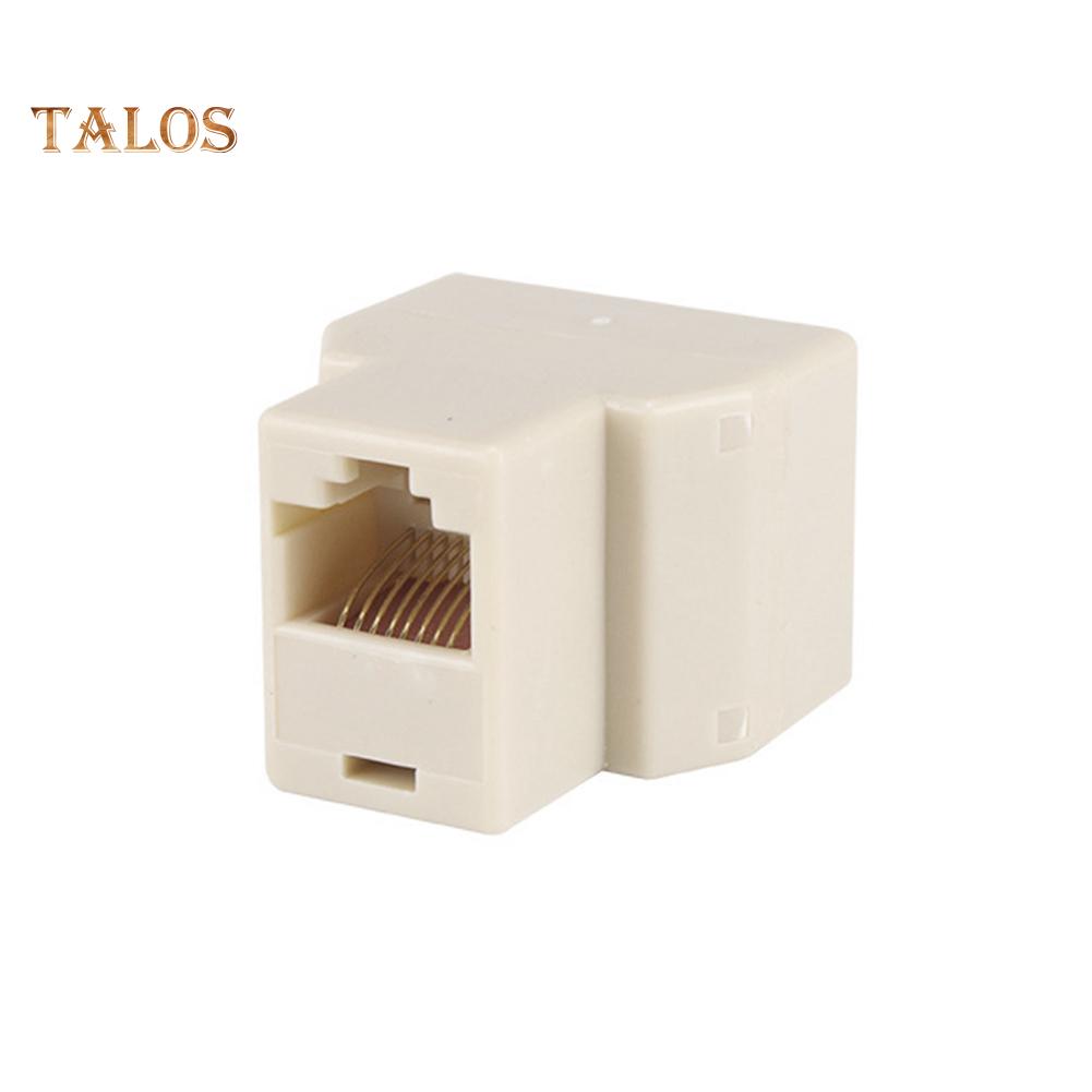 Talos PC House 1-2-полосный двойной гнездовой сетевой адаптер Cat6/5/5e RJ45 Lan Ethernet