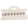 Elegant Heartshaped Zircon Silver Bracelet For Women With Luxury Style And Versatile Gift Use