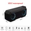 New X8 Bluetooth Speaker High-power Wireless Outdoor Sound Bar Colorful Luminous Subwoofer Speaker with 3000mAh Mobile Power Box