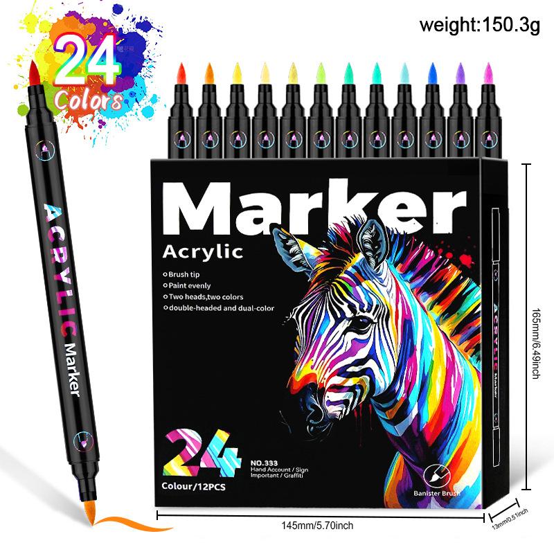 Professional Grade Markers Pen with Refillable Ink System for Cost Effective Art Production in Studios and Design Classes