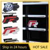 2026 New For VOLKSWAGEN VW 1pc 3D Car Front Grille Emblem Tail Rear Trunk Badge Sticker for Volkswagen VW R Rline Logo Golf 7 5 