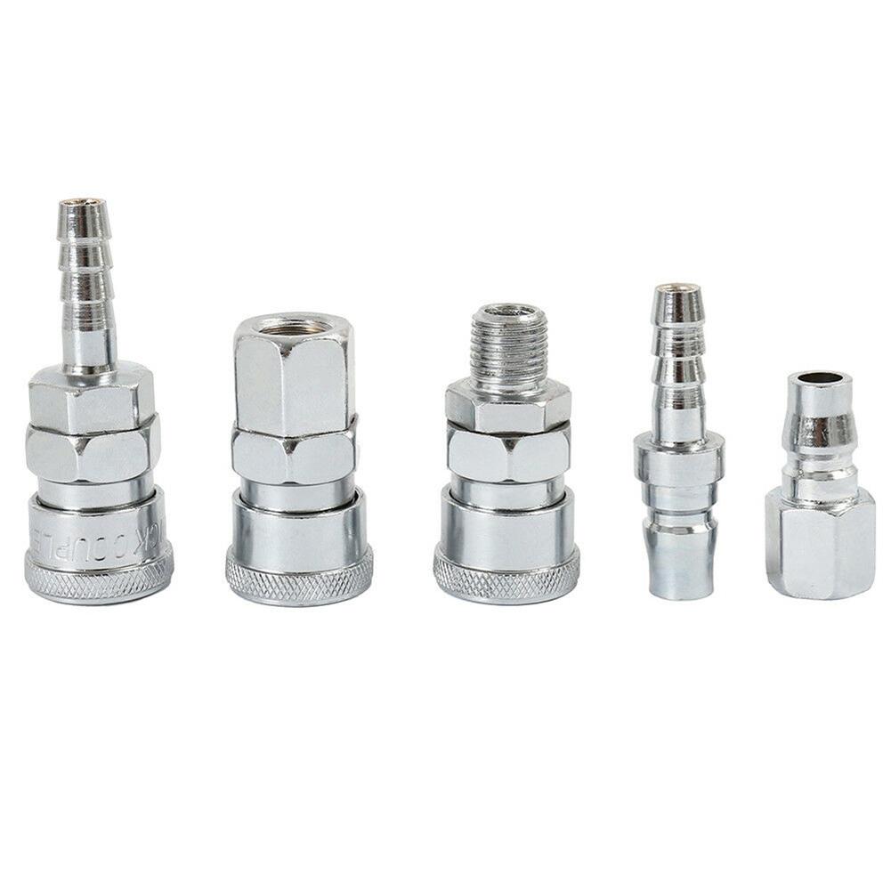 For Air Tools Connector Set 18pcs Pneumatic Quick Couplings for Reliable Use in Automotive and Workshop Settings