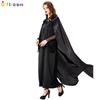 Костюм для тематической вечеринки для взрослых женщин большого размера, платье ведьмы, темное платье, набор с плащом