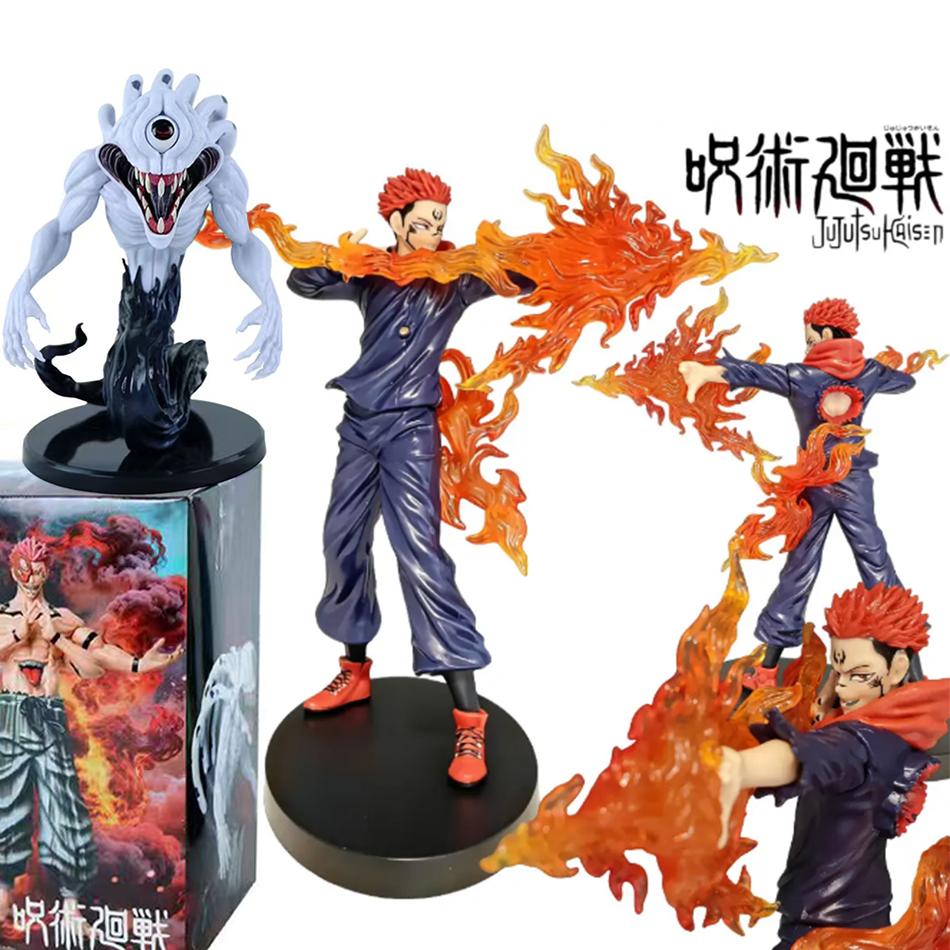 Jujutsu Kaisen Kuji Инцидент в Сибуе Три Итадори Юдзи Фусигуро Мегуми Макора Аниме Фигурка Модель Игрушка