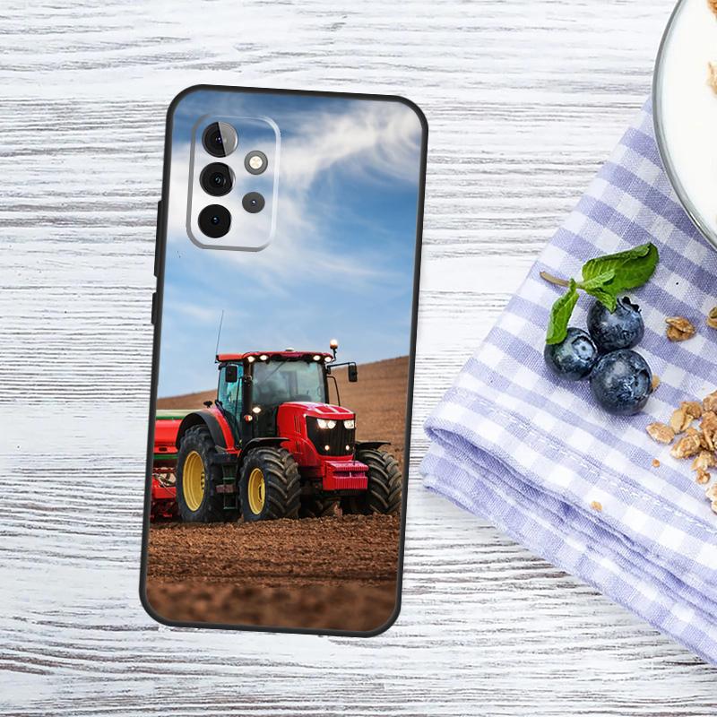 Фермерский трактор Чехол для Samsung Galaxy A13 A23 A33 A53 A52 A32 A12 A56 A36 A16 A54 A34 A14 A15 A35 A55 A17