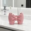 Bow Toothbrush Holder 3D Printed Pink White Bowknot Toothbrush Toothpaste Organizer Bathroom Decoration Multi-functional
