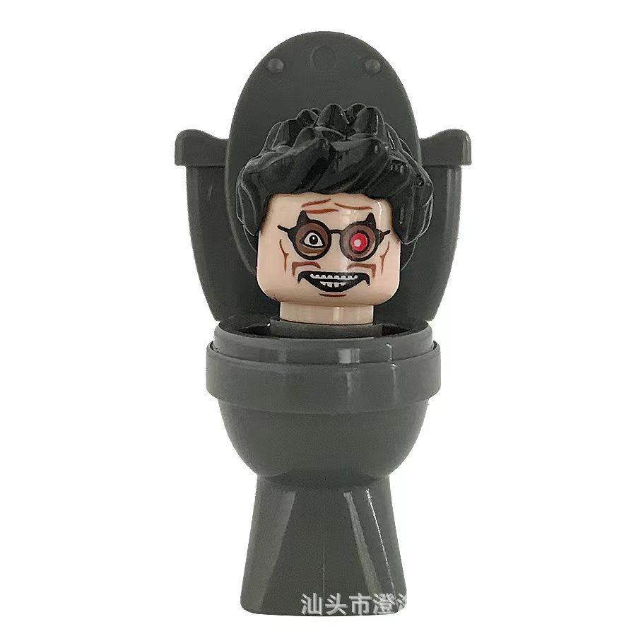 Skibidi Toilet TV Man Speaker Man Camera Man Building Toy Set, Action Figure Model, Creative Blocks, Gift for Boys Kids