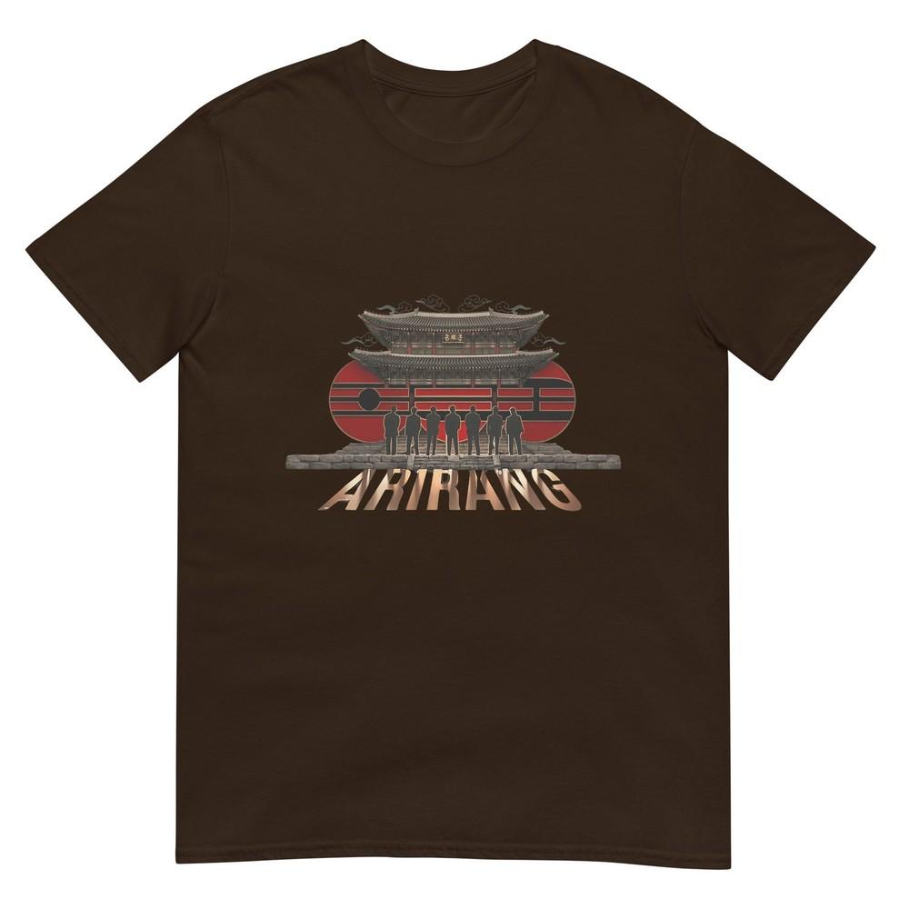 Retro Basic Quote Arirang Korean Hangul Style Tshirt