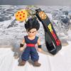 Anime  Keychain PVC Cartoon Cartoon Figure Trunks Son Goku Piccolo Buu Vegeta Figures Key Chain Keyring Bag Decor