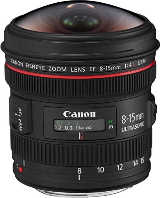 Canon F4L Fisheye USM Zoom Lens EF8-15mm Ultra-Wide (Full-Frame Compatible)