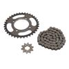 420 Chain Sprocket Set Steel 10T Front Motor Sprocket 36T Rear Chain Wheel Sprocket with 60 Link Drive Chain for DIY