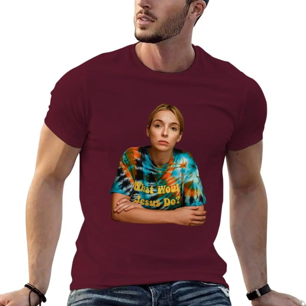 Pensive Villanelle What Would Jesus Do Killing Eve Season 4 Transparent T-Shirt plus sizes plus size tops t-shirt