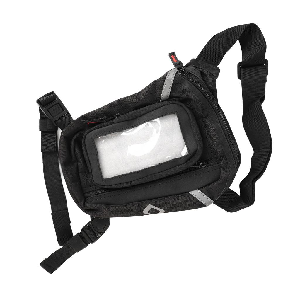 Велосипедная сумка для ног, водонепроницаемая, большой емкости, съемный карман для телефона с сенсорным экраном, поясная сумка для езды