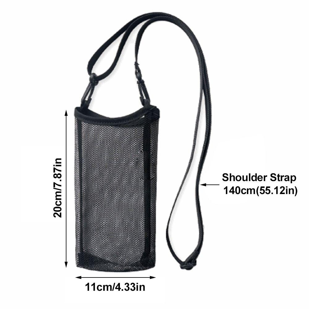 Unisex Protective Cover Mesh Bag Useful Sport Water Bottle Cover New Water Cup Hanging Bag