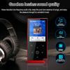 Bluetooth 5.0 Lossless MP3 музыкальный плеер HiFi портативный аудио Walkman с FM/электронной книгой/диктофоном/MP4 видеоплеером 2,4-дюймовый экран