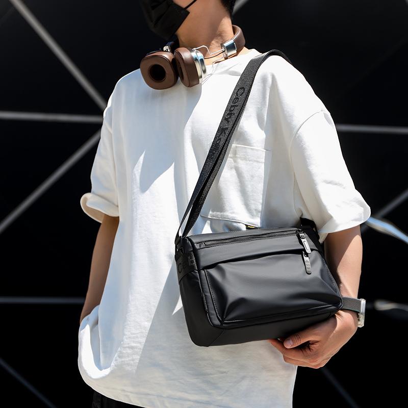 Мужская сумка через плечо, водоотталкивающая, большой емкости, сумка через плечо