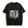 Винтажный топ с принтом под змею и лозунгом STAY WILD. Повседневная универсальная футболка из чистого хлопка