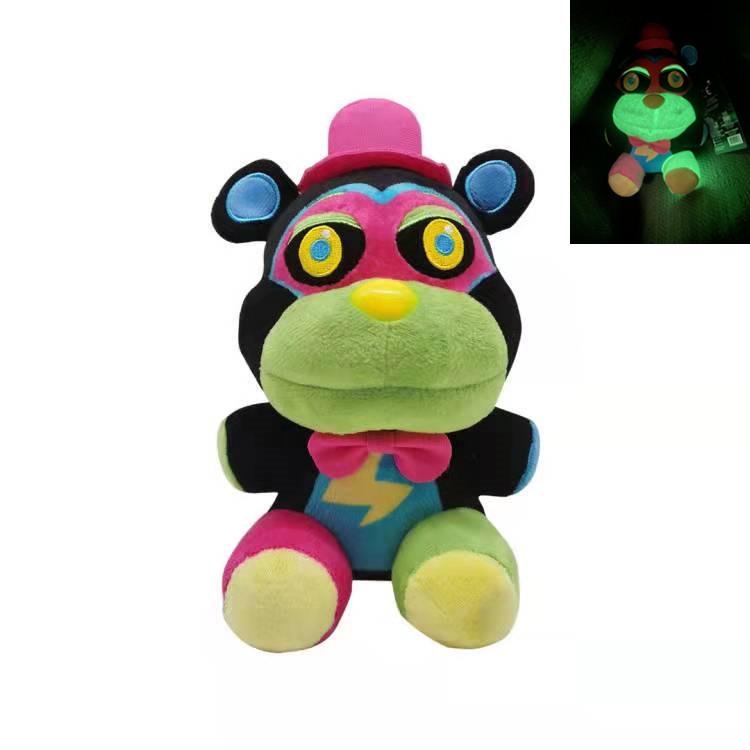 Плюшевая игрушка Сандрап из Fnaf Светящаяся в темноте Функции безопасности для детей и коллекционеров