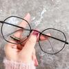 Модные полигональные законченные очки для близорукости для мужчин и женщин, анти-синий световой диоптрий 0 -1,0 -2,0 -3,0 -3,5 -4,0