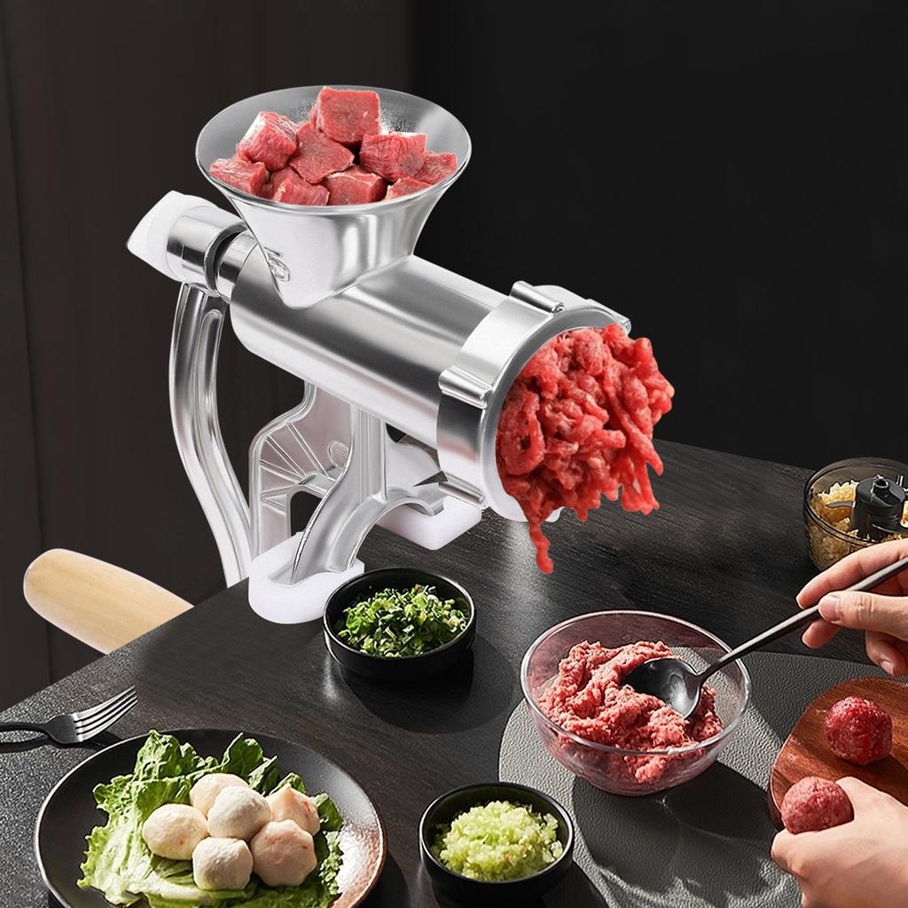 Ручная мясорубка, Набор для набивки колбас с наполнительной трубкой, Прочная чугунная мясорубка, Машина для приготовления пасты и бургеров, Легкая конструкция с зажимом