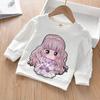 YUBAOBEI Girls Spring Autumn Shirt Children's Cotton T-Shirt Long-Sleeved O-Neck Sweater
