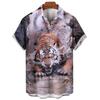 Trendy Fashionable Retro Printed Shirt 3D Printed Hawaiian Shirt Men's Summer Shirt
