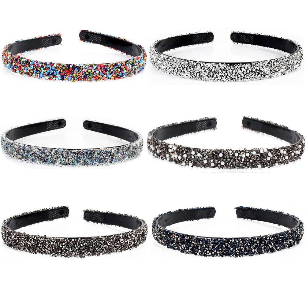 Crystal Rhinestones Simulated Pearl Hair Accessories Pearl Headbands Hair Hoop Crystal Hairbands