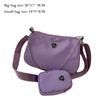 Woman Female Fashion Causal Handbag Set Crossbody Bags Shoulder Handbags 2in1 Sling Bag Trend Hand Bag For Travel Shopping