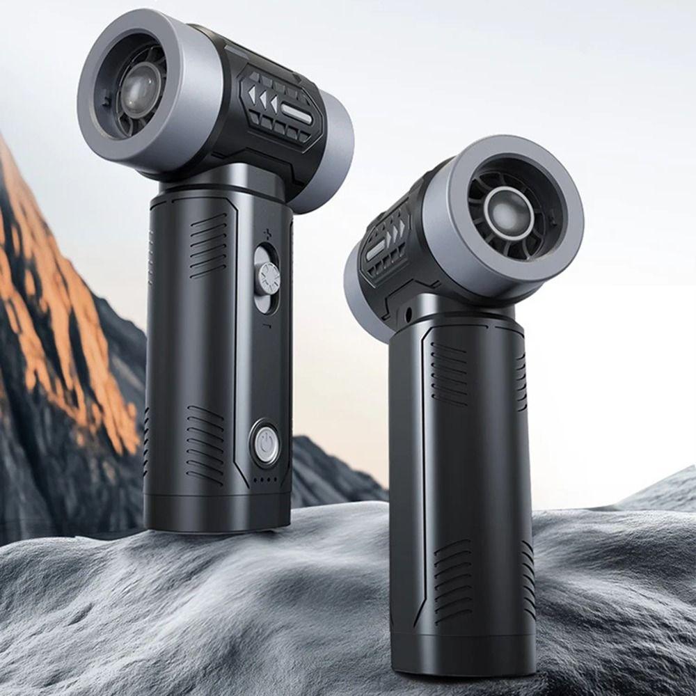 Бесщеточный двигатель Мини турбореактивный вентилятор 130000 об/мин Ручной вентилятор с сильным электрическим пылеудалением Кемпинг