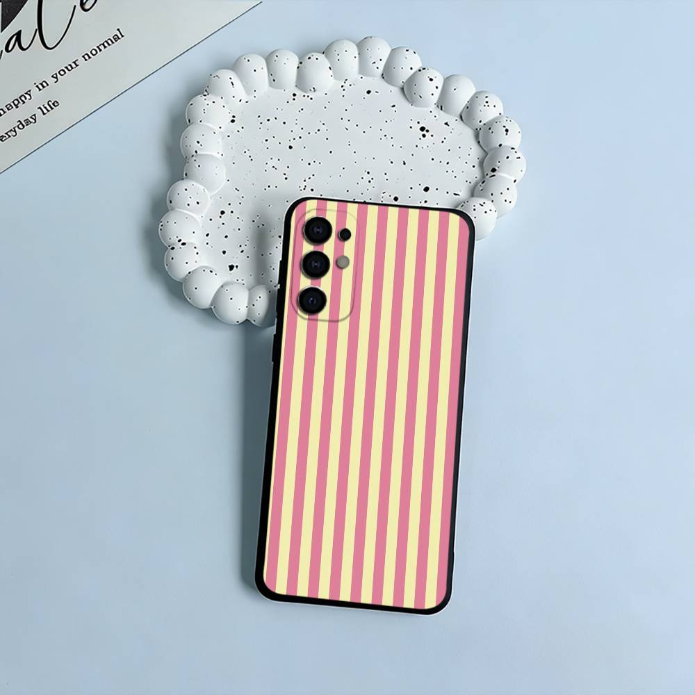 Красивый-цветной полосатый чехол для телефона Samsung S25, S24, S21, S22, S23, S30, Ultra, S20, Plus, Fe, Lite, черный, мягкий силикон
