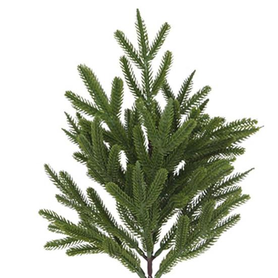 5/10 шт. Подсвеченные ветки норфолкской сосны Рождественские искусственные стебли сосновых иголок со светодиодной подсветкой Предварительно освещенный искусственный зеленый декор Растения Пики для вечеринки