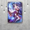 Мультяшный плакат-декор Granblue Fantasy Винтажная жестяная табличка Металлическая табличка Декоративная табличка для паба Бара Мужской комнаты Клуба Настенное украшение