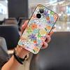 TPU Cartoon Phone Case For Realme C67 4G/Realme12 Lite Oil Painting Waterproof Silicone Durable Back Cover Anti-dust