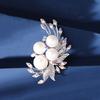 Fashion Atmospheric Phoenix Tail Pearl Brooch Women'S Corsage Temperament Pin Versatile Suit Coat Accessories