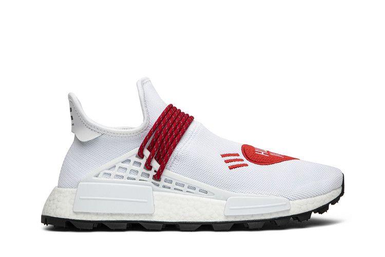 Men's Sneakers adidas NMD HU Pharrell Human Made White Red White/White/Red