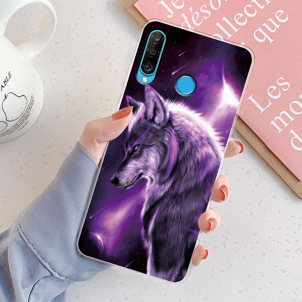 For Huawei P30 Lite Case P30 Lite Back Cover Girls New Fashion Clear Phone Case Fundas Soft Silicone Case For Huawei P30 Lite
