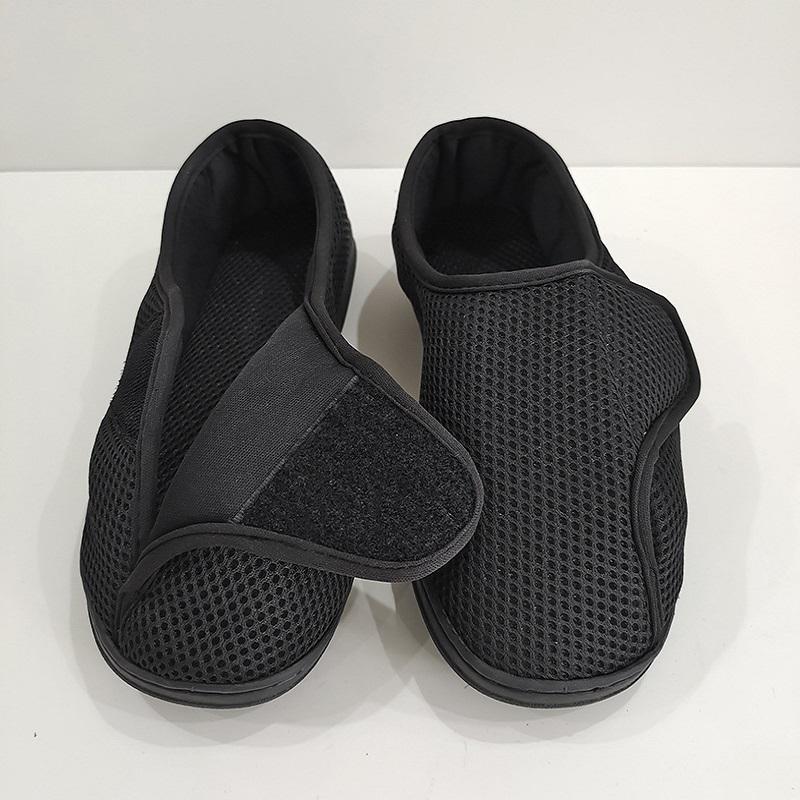 Женские и мужские диабетические туфли с регулируемой застежкой для отечных ног