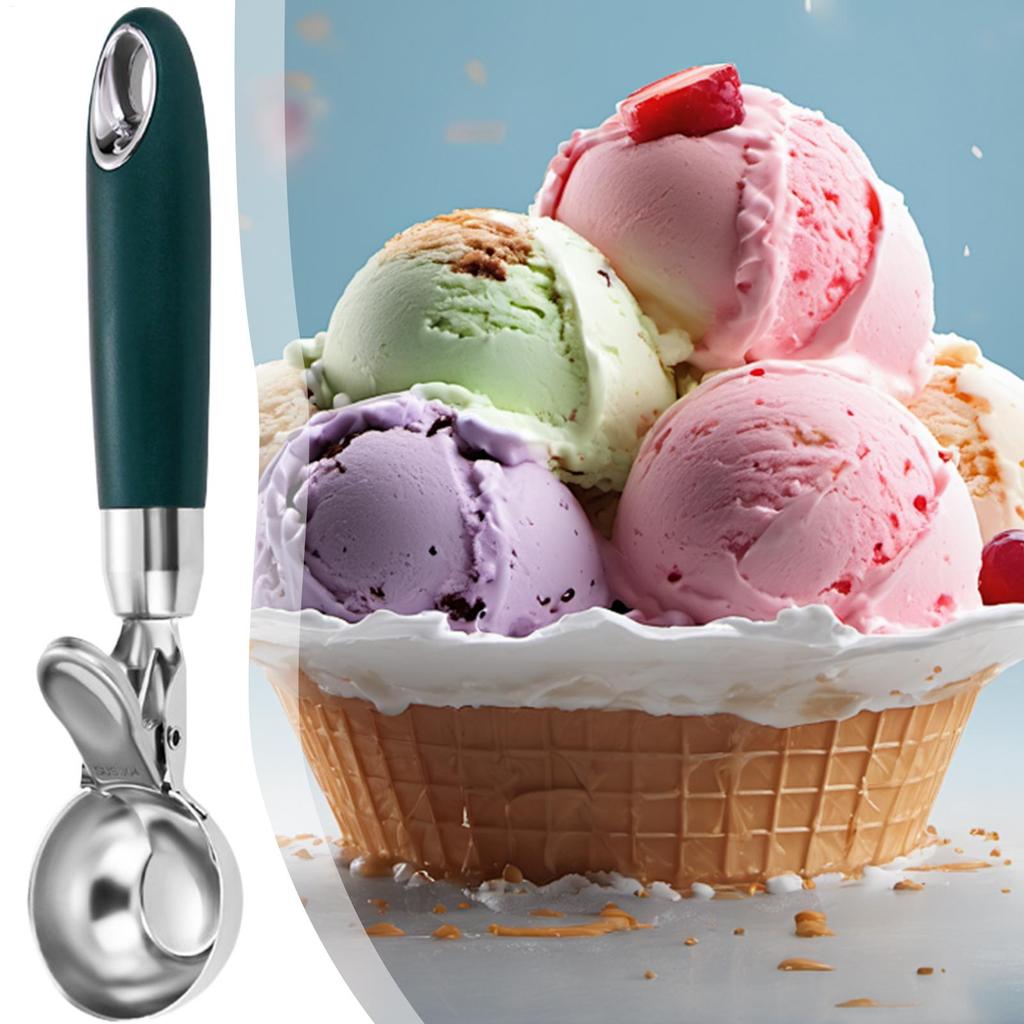 Ложка для мороженого Сверхпрочная ложка для мороженого Эргономичная ручка Сверхпрочная ложка-шарик Лопатка для соскабливания Формовочная Мерная Порционная