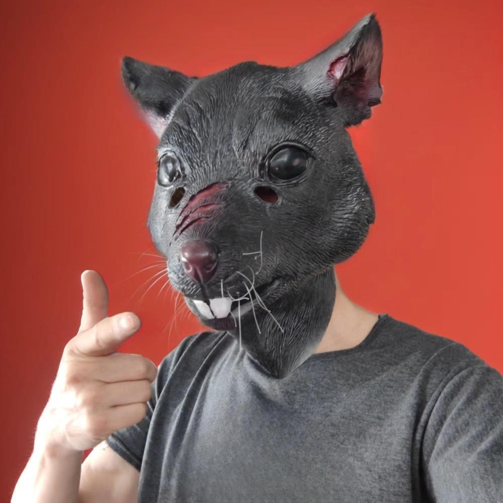 Latex Halloween Cosplay Mask Unisex Haunted House Prop High Quality Animal Mask