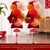 Decorative Wedding Fan Flower Column Set for Wedding and Engagement Room Arrangements