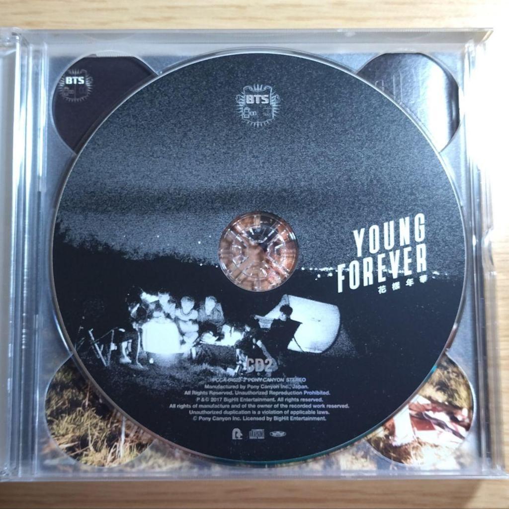 [ИСПОЛЬЗОВАННЫЙ] BTS Hanasho Nenka Young Forever японская версия CD+DVD