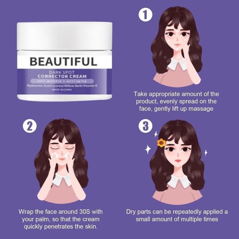 Moisturizing, Moisturizing and Freckle Removing Skin Care Cream