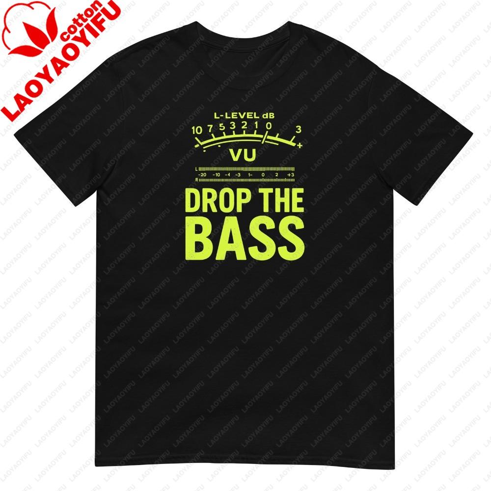 Retro Vu Meter Vintage Hifi Audio Stereo Music Sound Tshirt