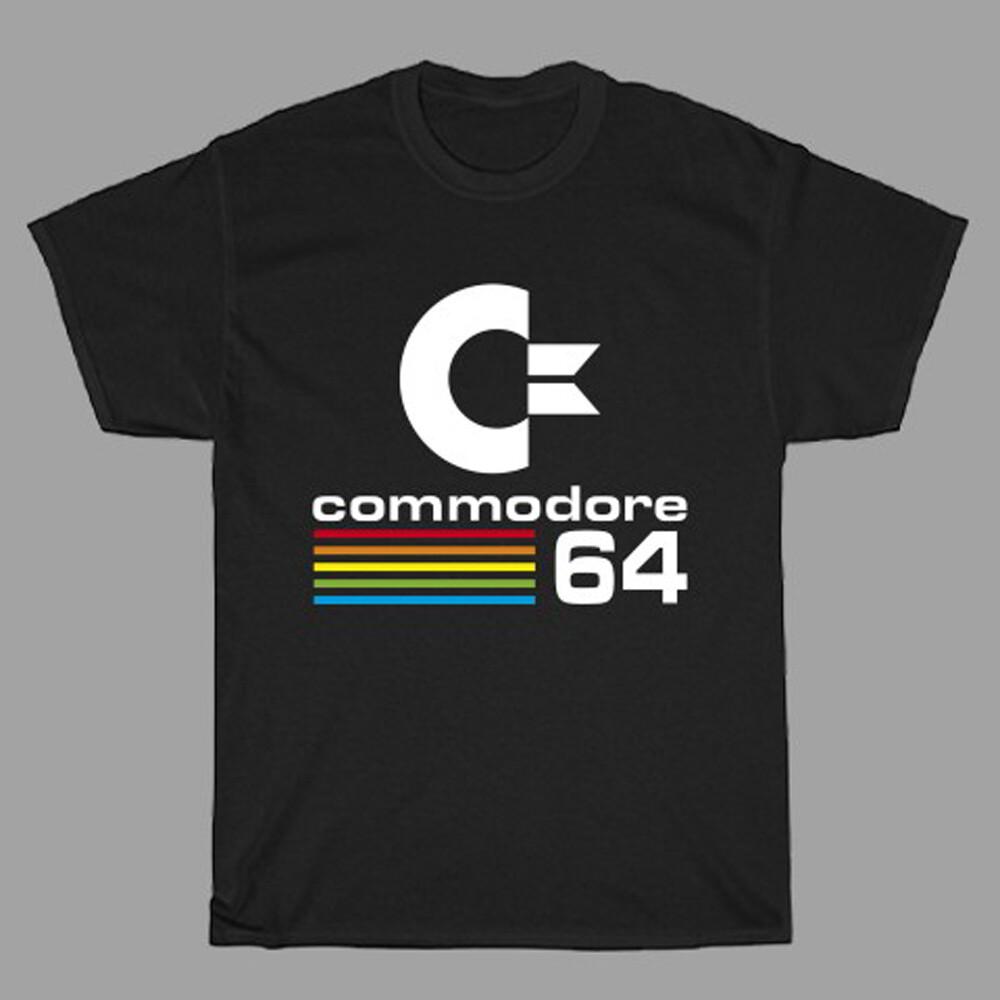 Commodore 64 C64 Ретро-компьютер Мужчины#039;s Черный Размер S до 5XL Унисекс Футболка