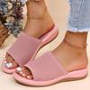 Fashion Women's Sandals Low Heels Summer Shoes for Women Breather Slippers Slip On Sandals Elegant Heeled Shoes Woman Footwear Female