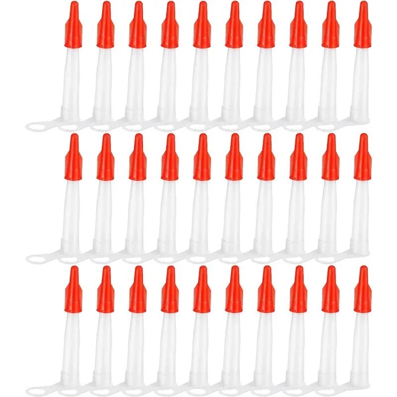 Caulking Gun Nozzles Sealant Silicone Caulking Tube Tips Caulk Nozzle Cap Leakproof Tile Glass Glue Nozzles Filler Repair Tools