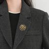 New [Versatile Hollow Camellia Brooch] Accessories Anti glare Coat Sweater Multi functional Pin Chest Flower