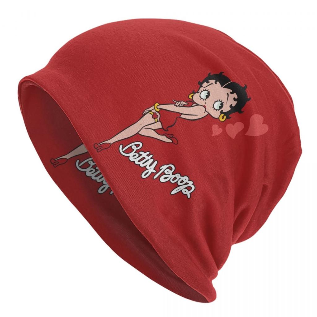 Женская забавная винтажная шапка с графическим принтом Bettys Skullies, 2022, зимняя шапка-бини Mrs Boop
