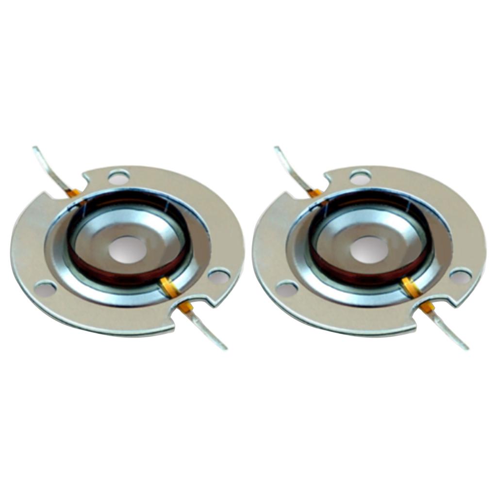 25.4mm Imported Metal Titanium Film Silk Side Diaphragm 25 Core Tweeter Treble Voice Coil Speaker Repair Film 6Ohm