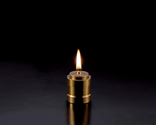 Captain Stag UK-518 Camping Emergency Lantern Light, CS Oil Lamp, Short, with Replacement Wick and Gasket